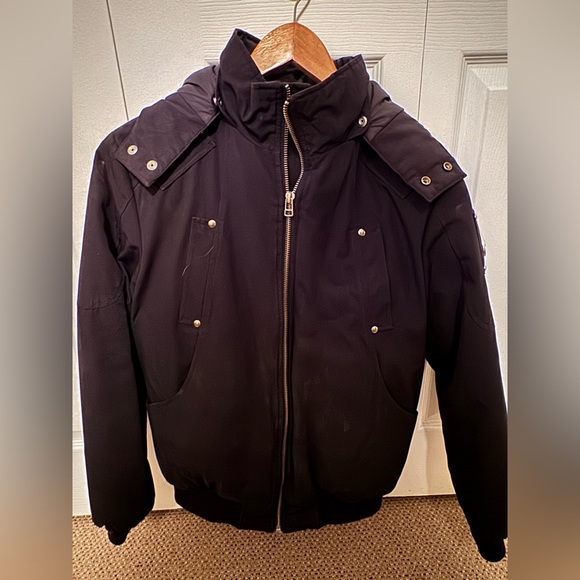 Moose knuckles Girls black winter bomber jacket - Picture 2 of 11